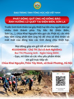 Thông bạch từ thiện Điện Biên - Sơn La 2025