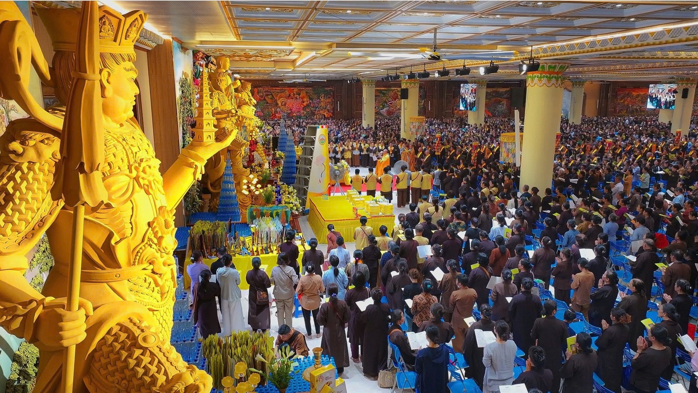 CHÙA KHAI NGUYÊN: HOÀN MÃN PHÁP HỘI TRUNG PHONG TAM THỜI HỆ NIỆM THÁNG 4/ẤT TỴ