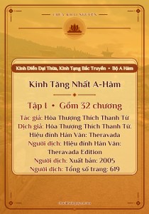 Kinh Tăng Nhất A-Hàm - Tập I