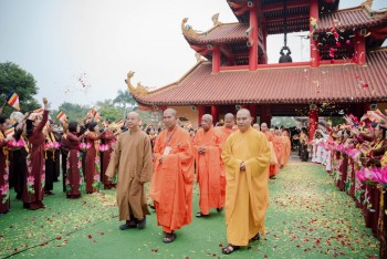 Đoàn đại biểu Phật giáo An Nam Tông Thái Lan đến thăm Chùa Khai Nguyên