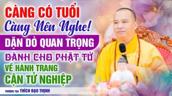 IMPORTANT advice for Buddhists on what to prepare for the impending death! | Venerable Thich Dao ...