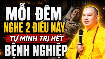 Mỗi Đêm Nghe 2 Điều Này TỰ MÌNH TRỊ HẾT BỆNH NGHIỆP (đừng bỏ qua) - TT. Thích Đạo Thịnh