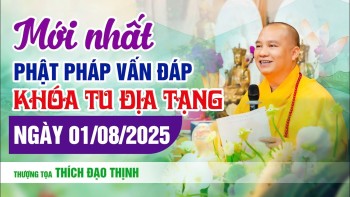 Mới Nhất Phật Pháp Vấn Đáp Khóa Tu Địa Tạng Ngày 01/08/2025 |  Thầy Thích Đạo Thịnh