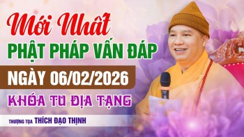 Mới nhất Phật Pháp Vấn Đáp Ngày 06/02/2026 Khóa Tu Địa Tạng | Thầy Thích Đạo Thịnh