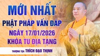 Mới nhất Phật Pháp Vấn Đáp Ngày 17/01/2026 Khóa Tu Địa Tạng | Thầy Thích Đạo Thịnh