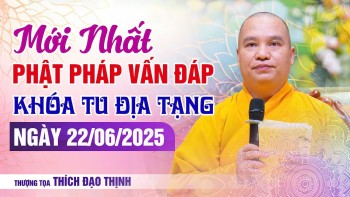 Mới Nhất Phật Pháp Vấn Đáp  Ngày 22/06/2025 Khóa Tu Địa Tạng | Thượng Tọa Thích Đạo Thịnh
