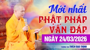 Mới nhất Phật Pháp Vấn Đáp Ngày 24/03/2026 nhà hàng chay Từ Bi Quán