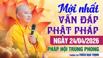 Mới Nhất Vấn Đáp Phật Pháp 24/04/2026  Pháp Hội Trung Phong | Thầy Thích Đạo Thịnh