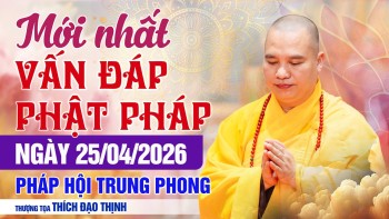 MỚI NHẤT! Vấn Đáp Phật Pháp 25/04/2026 Pháp Hội Trung Phong | Thầy Thích Đạo Thịnh