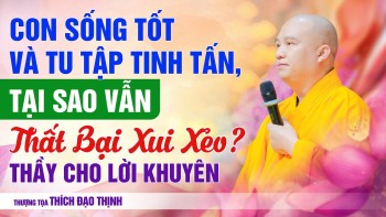 Sống tốt và tu tập tinh tấn mà vẫn thất bại xui xẻo? Thầy cho lời khuyên | Thầy Thích Đạo Thịnh