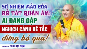 Sự nhiệm mầu của Bồ Tát Quán Âm! Ai đang gặp nghịch cảnh bế tắc đừng bỏ qua | Thầy Thích Đạo Thịnh