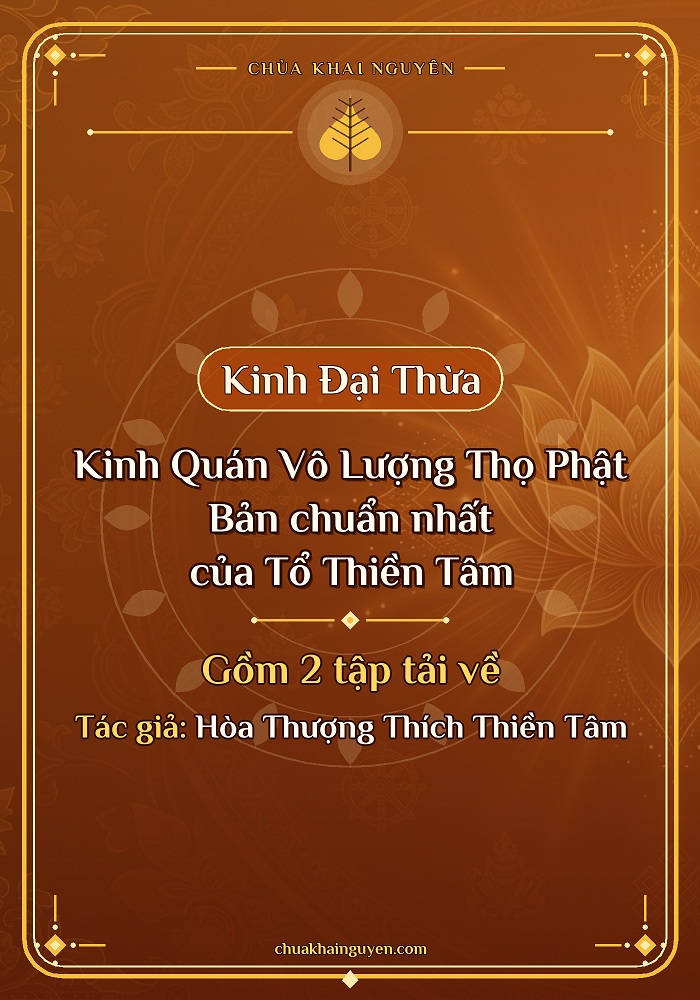 Kinh Quán Vô Lượng Thọ Phật - Bản chuẩn nhất của Tổ Thiền Tâm