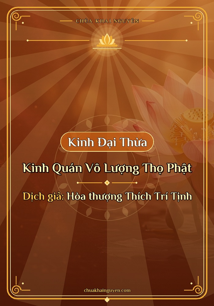 Kinh Quán Vô Lượng Thọ Phật - Hòa thượng Thích Trí Tịnh dịch