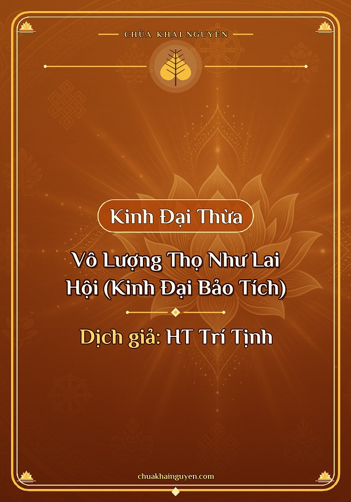 Vô Lượng Thọ Như Lai Hội (Kinh Đại Bảo Tích -  HT Trí Tịnh dịch)