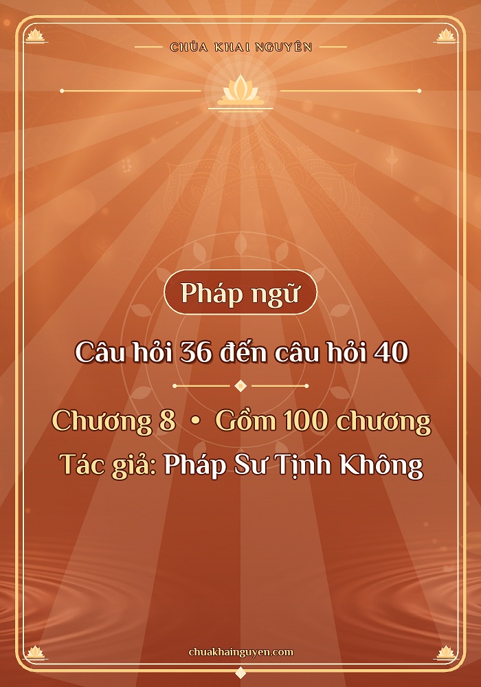 Câu hỏi 36 đến câu hỏi 40