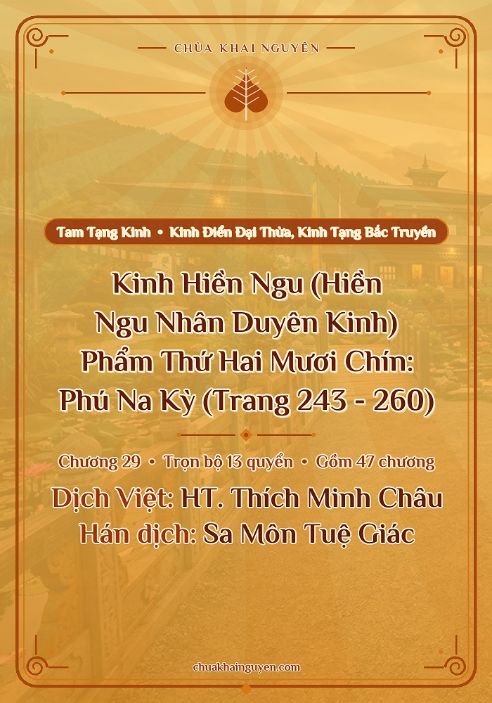 Phẩm Thứ Hai Mươi Chín: Phú Na Kỳ (Trang 243 - 260)