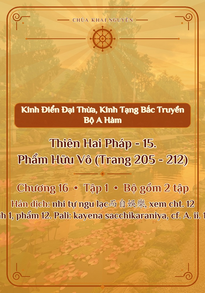 Thiên Hai Pháp - 15. Phẩm Hữu Vô (Trang 205 - 212)