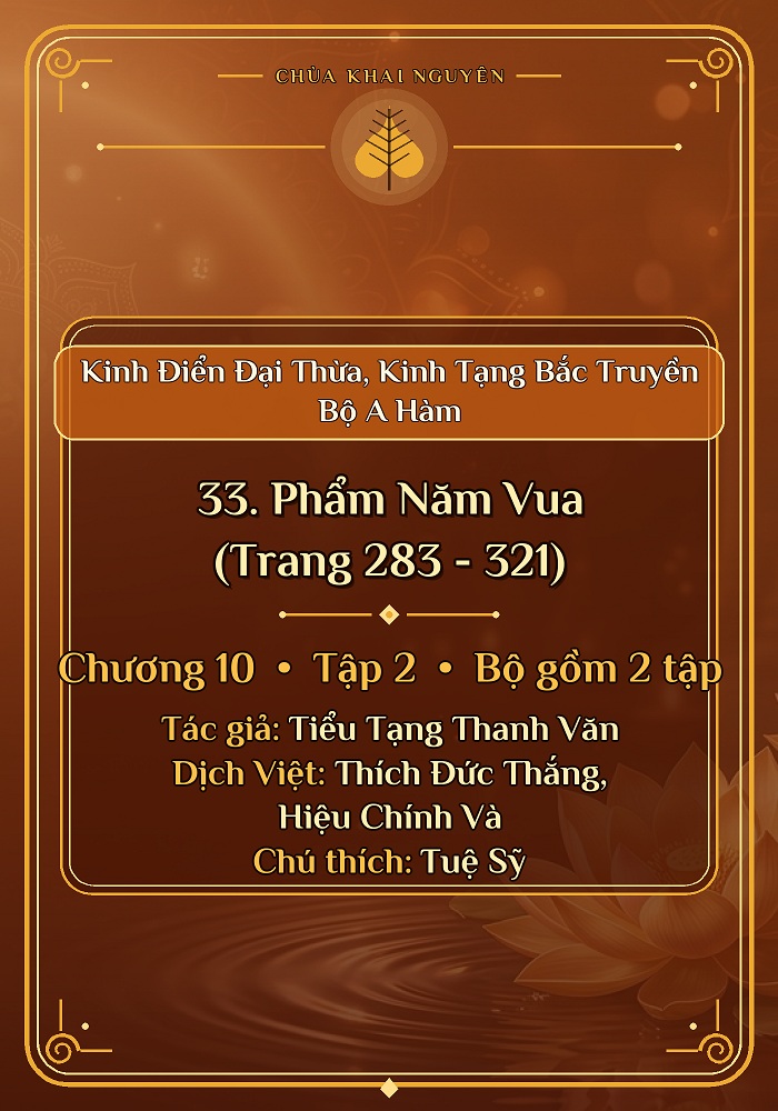 33. Phẩm Năm Vua (Trang 283 - 321)