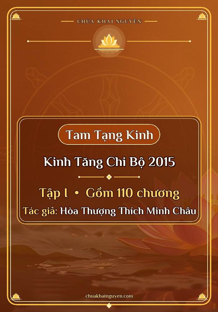 Kinh Tăng Chi Bộ 2015 - Tập I