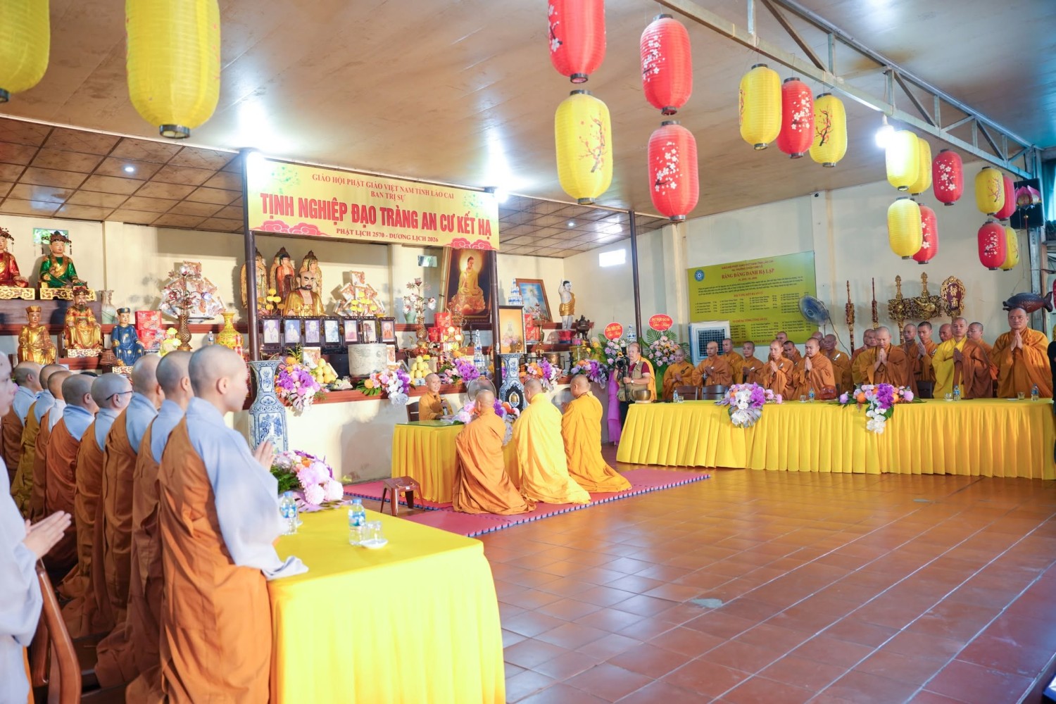 Lào Cai: Trang nghiêm lễ khai pháp khóa An cư kiết hạ PL.2570 – DL.2026