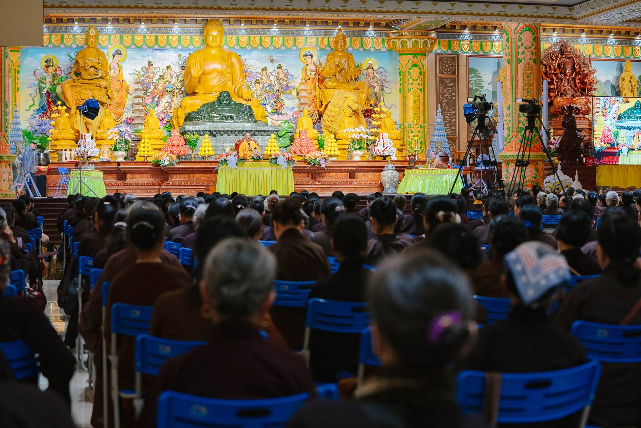 Hoàn mãn Pháp hội Địa Tạng tháng 4 Âm lịch tại chùa Khai Nguyên