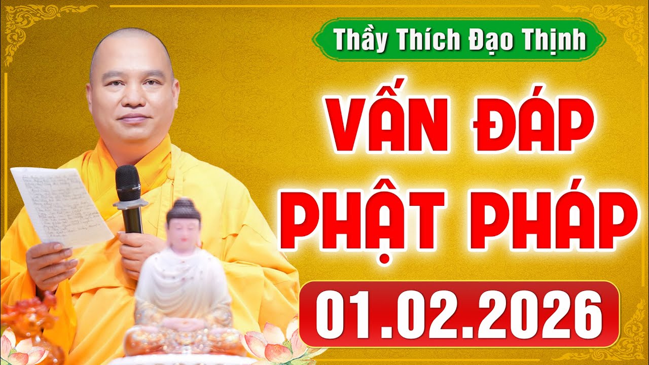 [01.02.2026] VẤN ĐÁP PHẬT PHÁP | Giải Đáp Đời Sống Tâm Linh Ai Cũng Gặp | Thầy Thích Đạo Thịnh