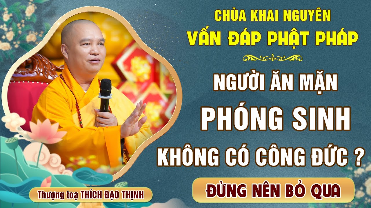Does eating meat and releasing animals bring no merit? Listen to the Venerable's explanation and ...