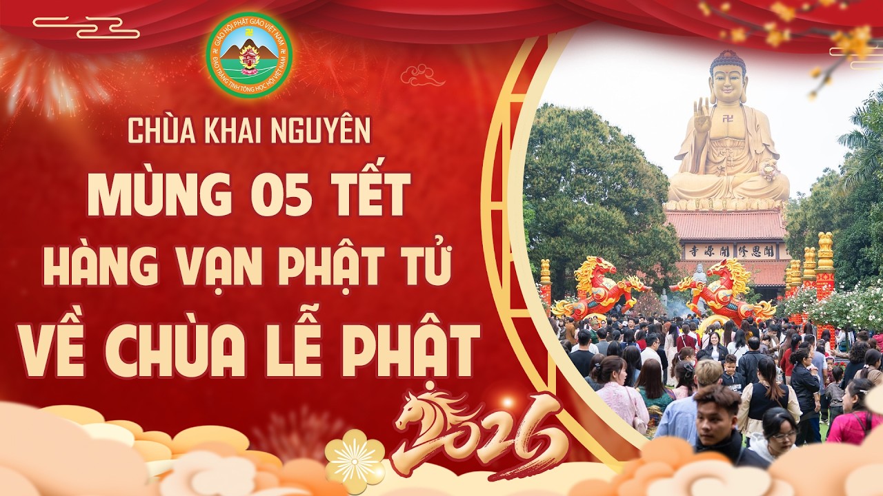 On the 5th day of the Lunar New Year (Year of the Horse), tens of thousands of Buddhists flocked ...