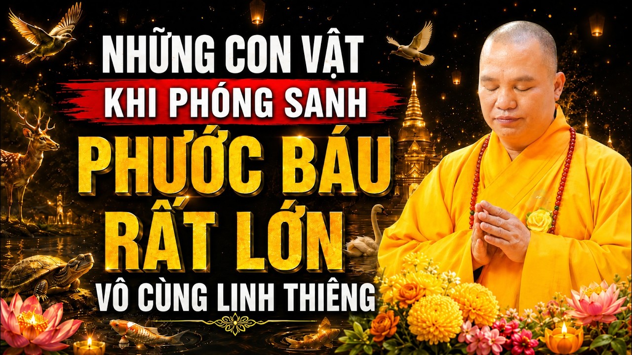 NHỮNG CON VẬT LINH THIÊNG KHI PHÓNG SANH CÔNG ĐỨC SẼ CỰC LỚN MÀ ÍT AI BIẾT ĐẾN | Thầy Đạo Thịnh