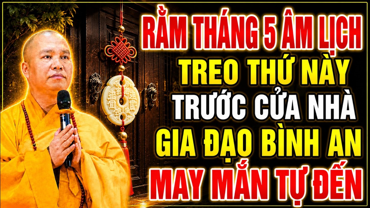 RẰM THÁNG 5 ÂM LỊCH TREO THỨ NÀY TRƯỚC CỬA NHÀ GIA ĐẠO BÌNH AN MAY MẮN TỰ ĐẾN PHÚC ĐỨC RẤT LỚN