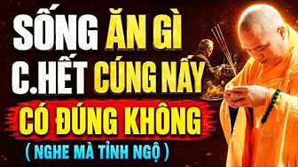 SỐNG ĂN GÌ CHẾT CÚNG NẤY CÓ ĐÚNG KHÔNG ?, HIỂU LẦM KHI CÚNG CƠM CHO NGƯỜI MẤT | Thầy Thích Đạo Thịnh