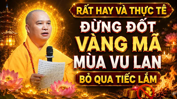 (Rất hay) Đừng đốt VÀNG MÃ mùa Vu Lan nữa! Lời khuyên trân thành của Thầy | Thầy Thích Đạo Thịnh