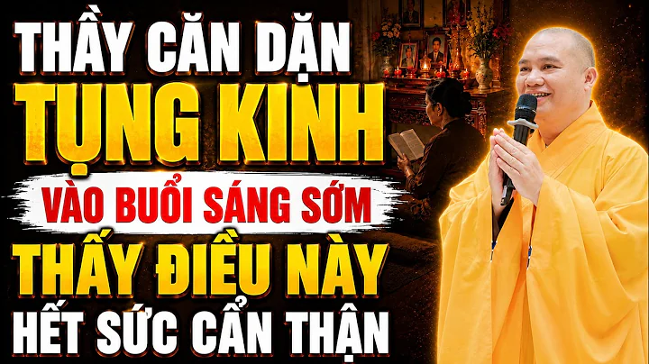 Thầy Căn Dặn Tụng Kinh Ở Tại Nhà Vào Sáng Sớm Thấy Điều Này Phải Hết Sức Cẩn Thận | Thầy Đạo Thịnh