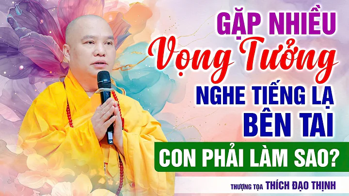 Gặp Nhiều Vọng Tưởng, Nghe Tiếng Lạ Bên Tai: con phải làm sao?| Thầy Thích Đạo Thịnh