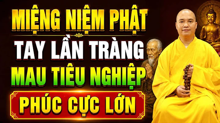 MIỆNG NIỆM PHẬT, TAY LẦN TRÀNG NHANH TIÊU NGHIỆP PHÚC CỰC LỚN | Thầy Thích Đạo Thịnh