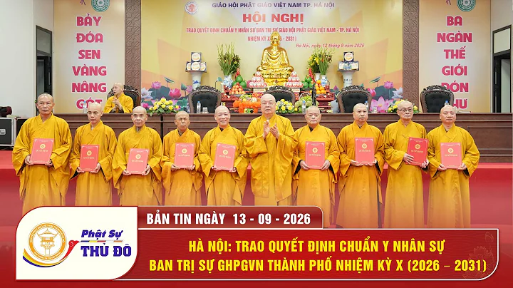 Hà Nội: Trao Quyết định chuẩn y nhân sự Ban Trị sự GHPGVN thành phố nhiệm kỳ X (2026 – 2031)