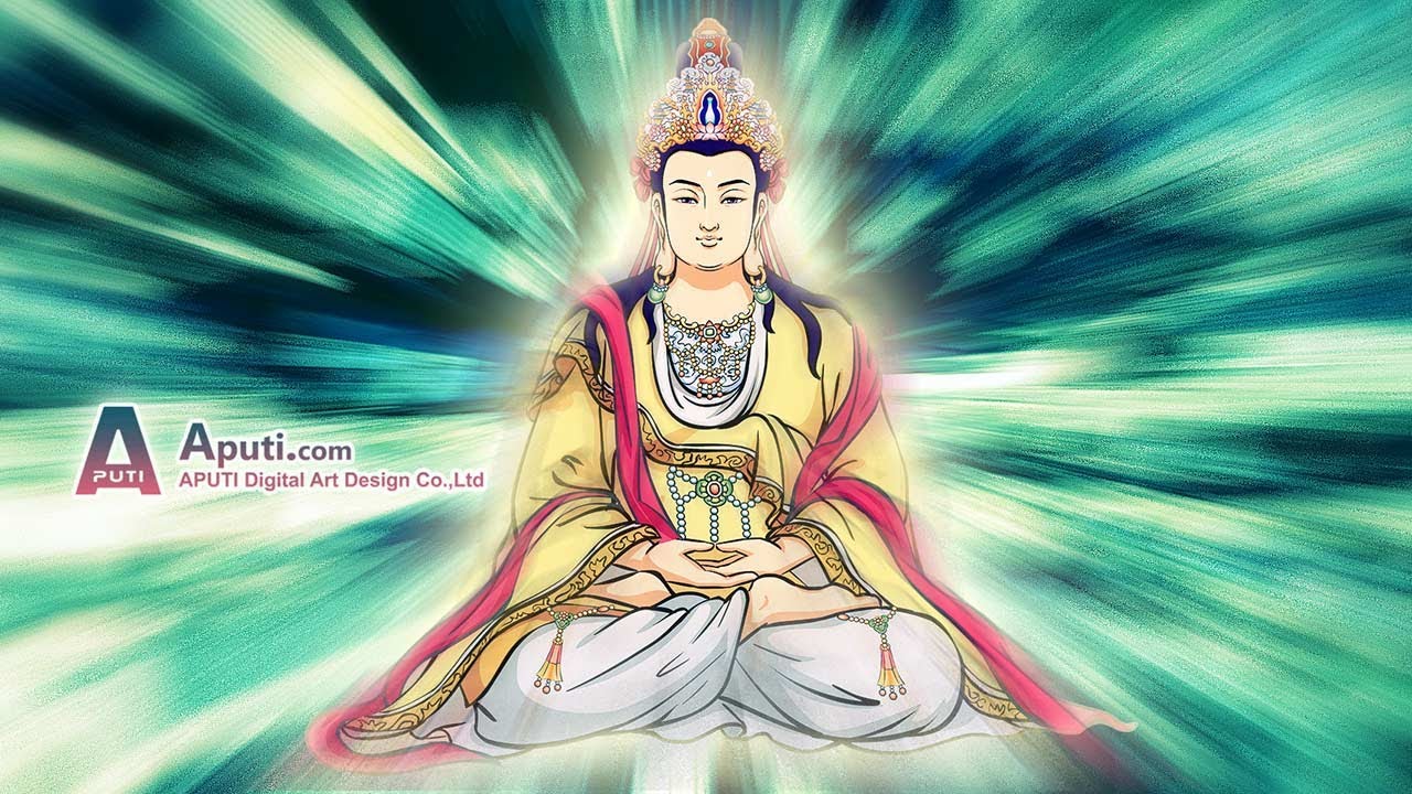 【4K重製】大勢至菩薩念佛圓通章-Aputi.com佛典動畫-Maha-Slamapiapla Bodhisalla’s Peachmenl onBeing Mindful of the Buddha