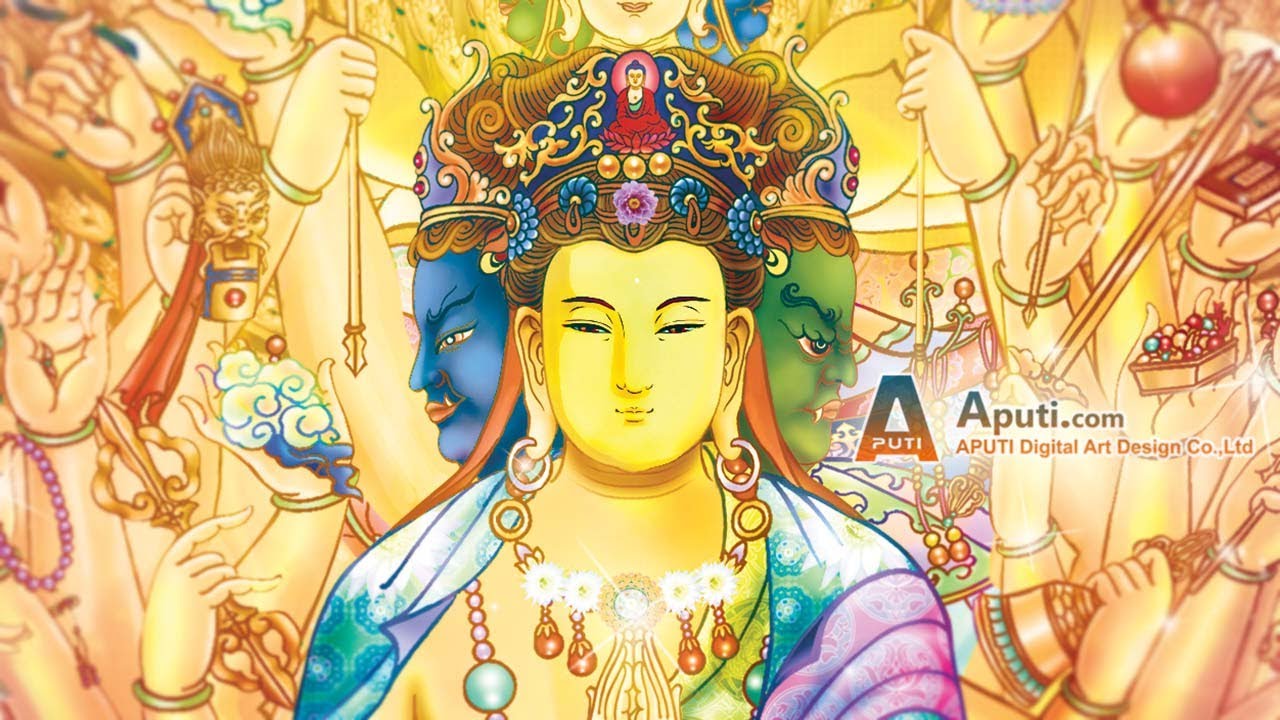[4K zhòng zhì] ,dàbēi xīn tuó luó ní de gùshì,Aputi.Com, fódiǎn dònghuà,The story of Great Compassion Dharani