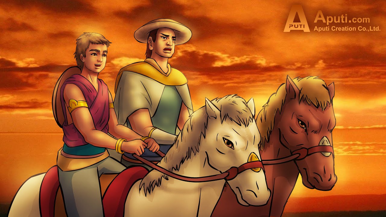 [Yuánshēng 4K], rěnrǔ,03 liù dù jí jīng,Aputi.Com, fódiǎn dònghuà,Patience,The Collective Sutra of Six Paramitas 03