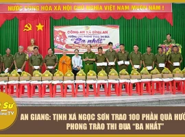 An Giang: Ngoc Son Monastery presents 100 gifts in response to the 