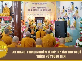 An Giang: Solemn 14th Death Anniversary Ceremony for the late Venerable Nun Thich Nu Trung Lien
