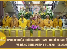 HCMC: Pho Da Son Pagoda Solemnly Holds the Vu Lan Festival and Dharma Robe Offering Ceremony, Bud...