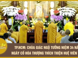 Ho Chi Minh City: Giac Ngo Pagoda commemorates the 34th death anniversary of the late Most Venera...