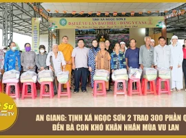 Ngoc Son 2 Vihara in An Giang Distributes 300 Gift Packages to Families in Need for Vu Lan Festival