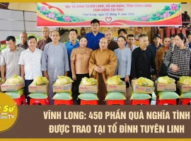 Vinh Long: 450 compassionate gifts presented at Tuyen Linh Temple